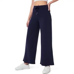 Spanx AirEssentials Wide Leg Crop Pants Lapis Blue